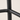 Sebastian black rubber-coated metal frame detail with visible screw connection