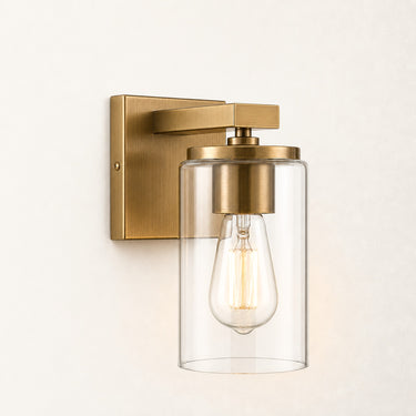 MERIDIAN Bathroom Vanity Light - 1-Light — Splash-Safe Bathroom Mirror Lighting - primary product image on warm neutral background
