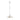 Flare Pendant Lamp in yellow, side profile showing tapered trumpet shade and proportional scale.