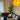 Corey Tripod Floor Lamp side view — iron tripod legs spread 25.6" for geometric stability, 3.52 lbs