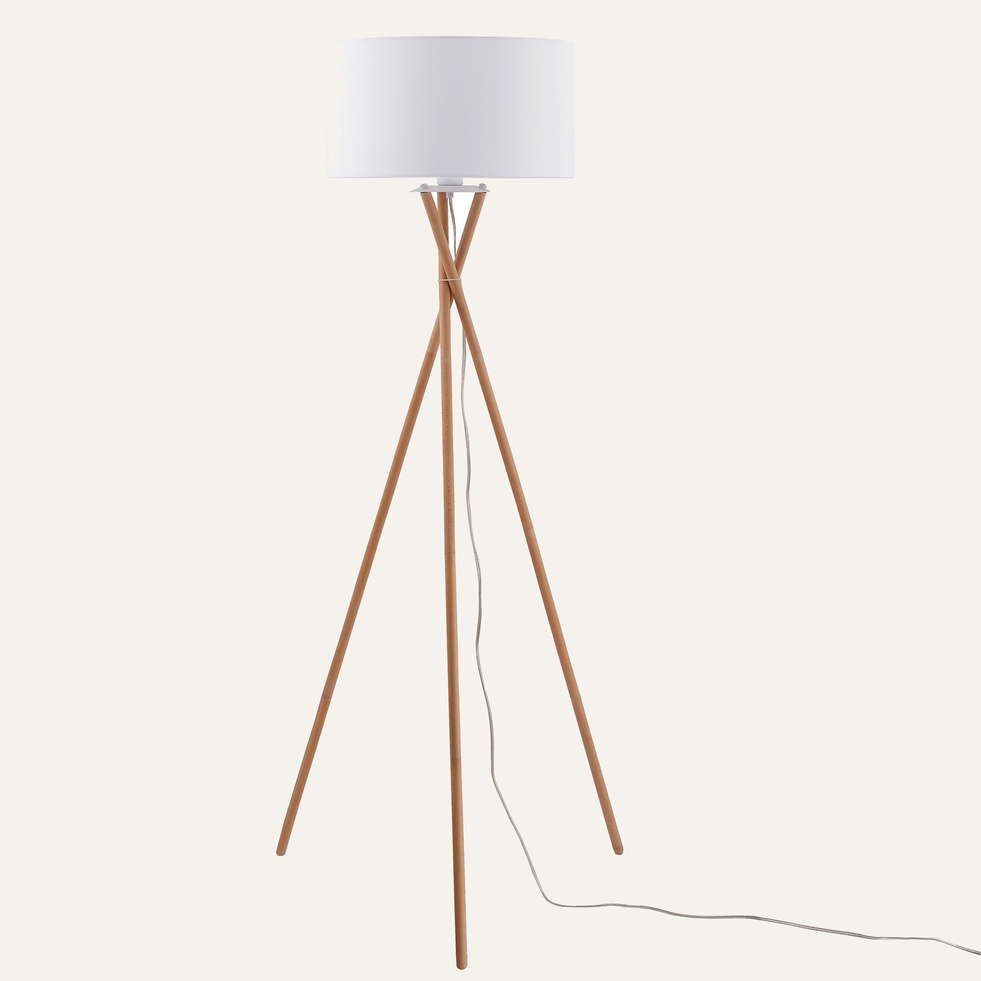 Noa Tripod Floor Lamp on Archiology warm neutral background
