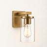 MERIDIAN Bathroom Vanity Light - 1-Light — Splash-Safe Bathroom Mirror Lighting - primary product image on warm neutral background
