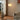 Corey Floor Lamp angled view showing square lantern shade corner — faceted silhouette creates directional shadows