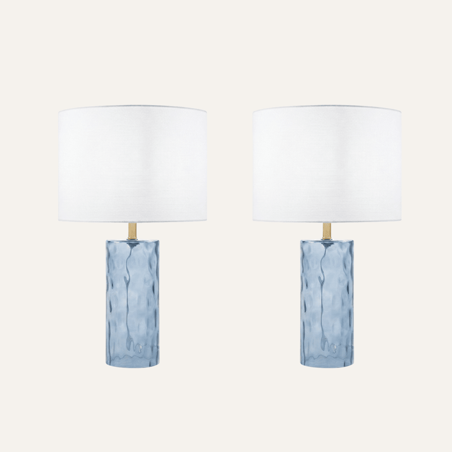 Deniz Glass Table Lamp (Set of 2)