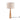 Faunus Table Lamp on a console table — earth tone room with neutral palette and natural materials