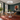 Komorebi white paper flush mount ceiling light in a Brooklyn dining room during the day