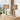 Lignis Table Lamp (black) set of 2 styled symmetrically on a console — bold modern pairing
