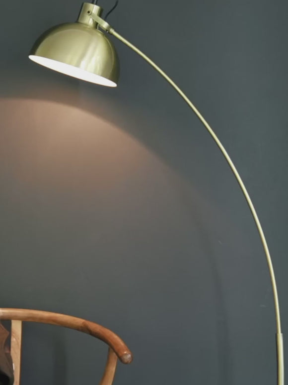 Archiology Wave & Curve Arc Metal Floor Lamps with Standing Elegance