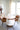 Raz Dining Chair seat detail - vegan leather upholstery, curved ergonomic backrest, 30 lbs per chair