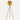 Spoon Tripod Floor Lamp 63" — matte black steel tripod base with gold-accented articulating shade, Archiology