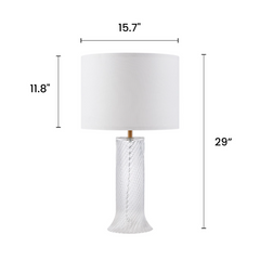 GIRAR GLASS TABLE LAMP (SET OF 2) - Archiology