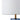 Deniz Table Lamp, individual unit, showing the full design with blue glass base and white shade on a desk.