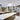 Evelyn Semi-Flush Mount installed in modern kitchen – industrial ceiling light – Archiology
