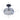 Evelyn Glass Semi-Flush Mount viewed from below showing glass diffuser – Archiology