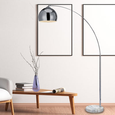 HANA Arc Brass Floor Lamp - Archiology