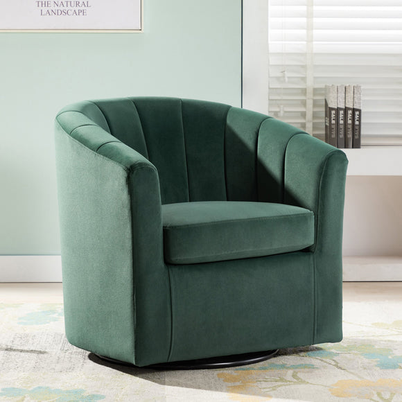 Layla & Lybbert: Light Green & Smoke Blue Accent Chairs with Arms ...