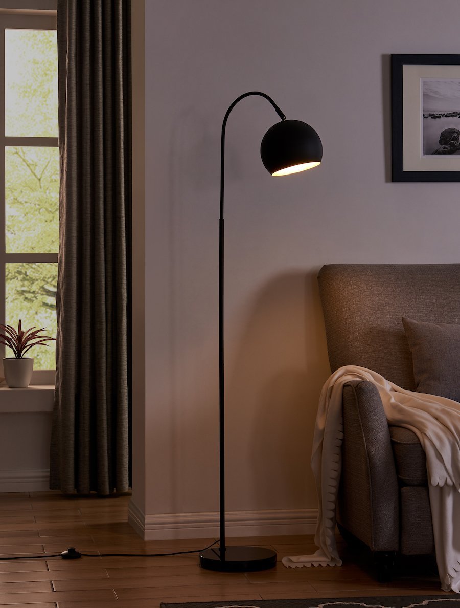 LOOP Floor Lamp with Marble Base - Archiology