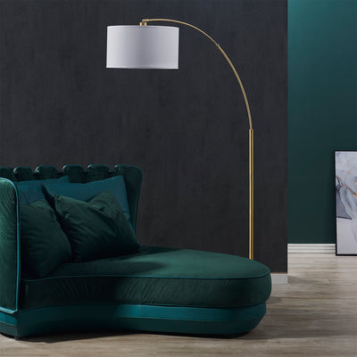 SOLANA Arc Floor Lamp (Brass) - Archiology