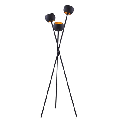 TRI Tripod Black Floor Lamp - Archiology