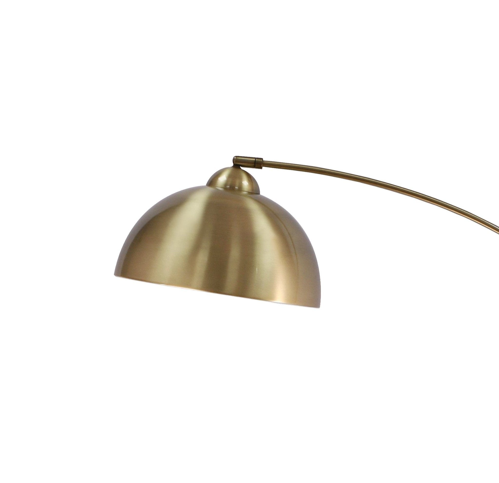 Venice Brass Arc Floor Lamp - Archiology