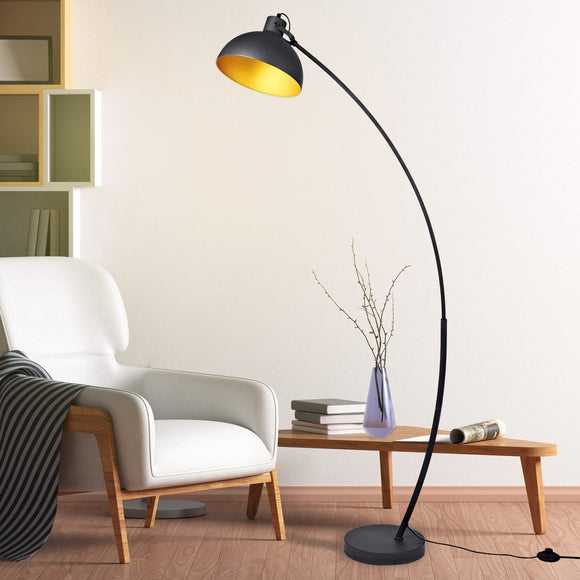 WAVE Arc Floor Lamp Sand Black
